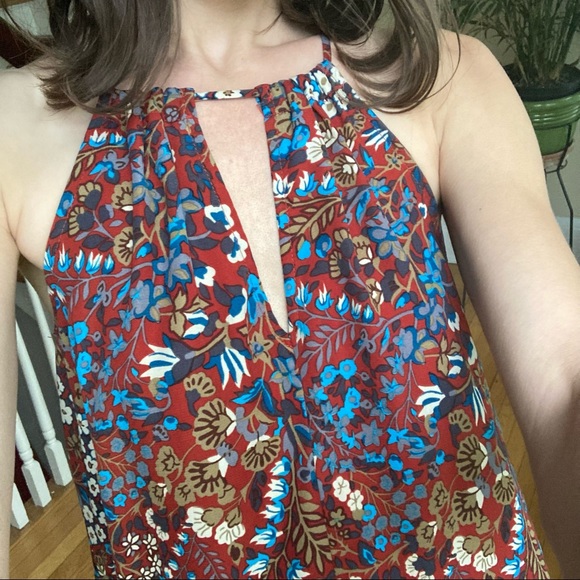 Floral midi halter dress - Picture 4 of 5